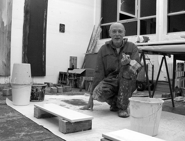 Holger Herrmann im Atelier